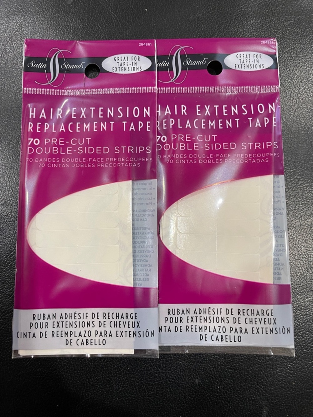 Satin Strands Hair Extension Replacement Tape Brand New